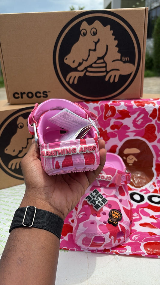 Bape Crocs "Pink"
