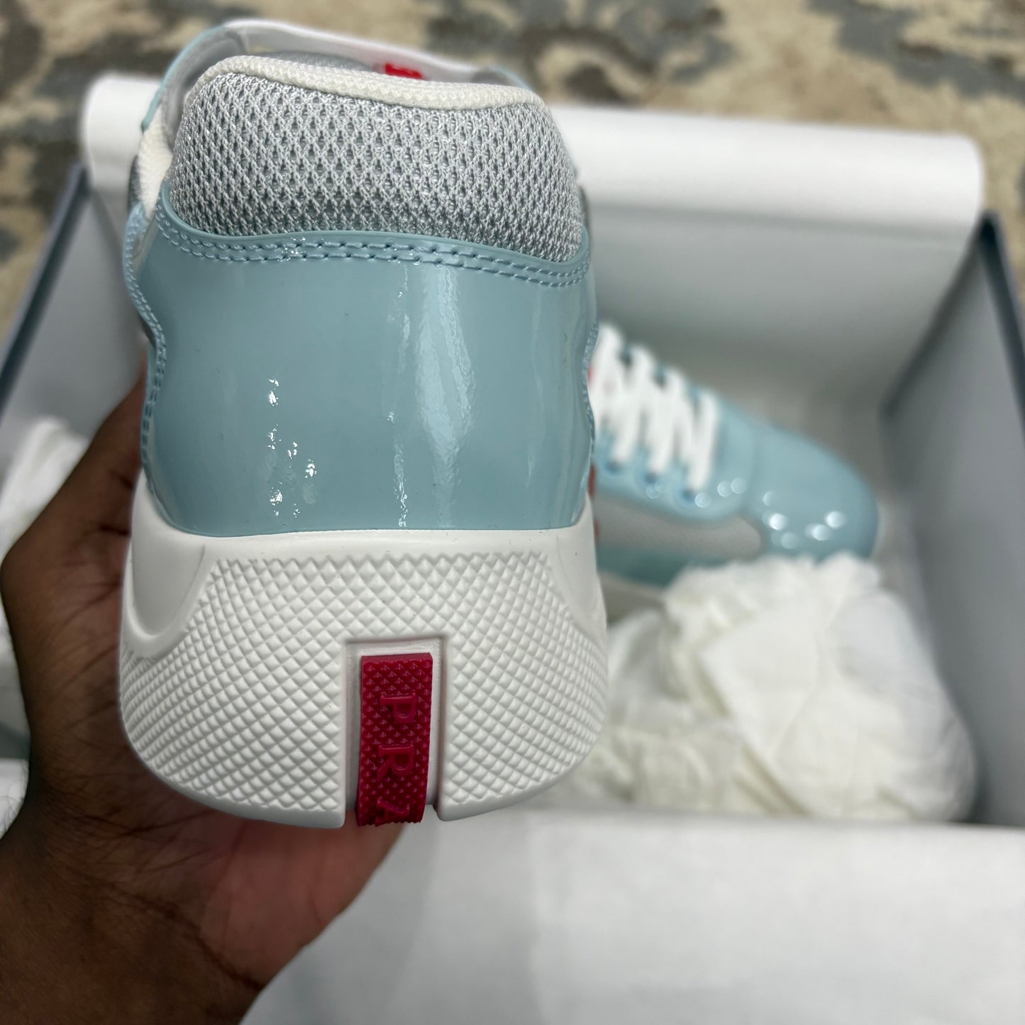 Prada America Cups "Teal"
