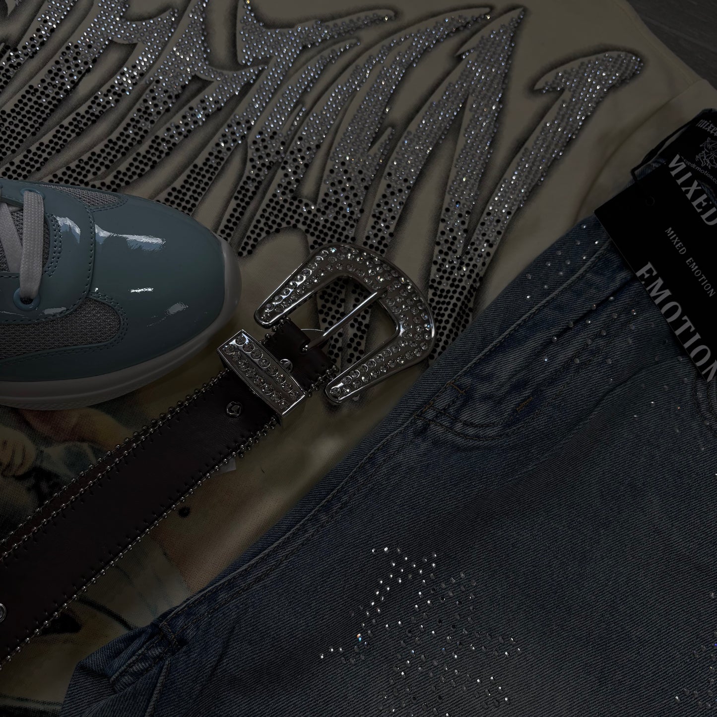 Rhinestone Belt