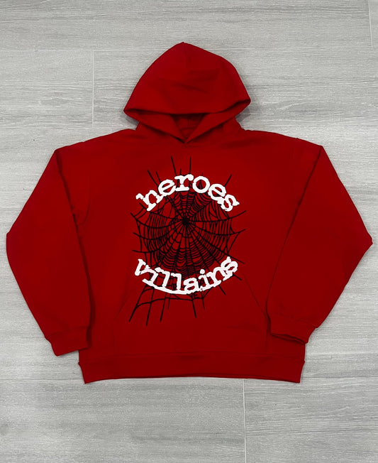 Sp5der Hoodie "Red"
