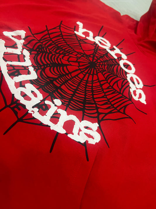 Sp5der Hoodie "Red"