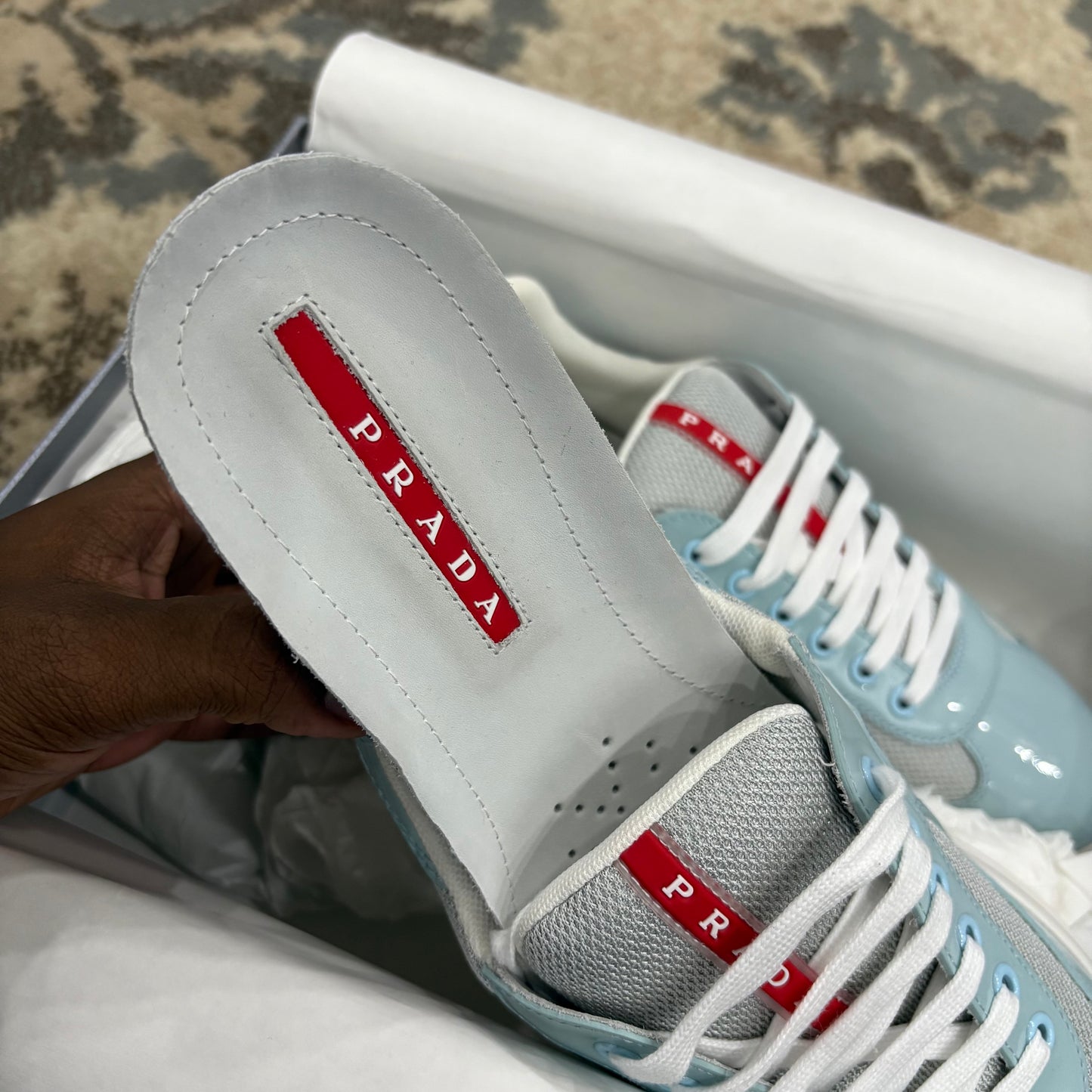 Prada America Cups "Teal"