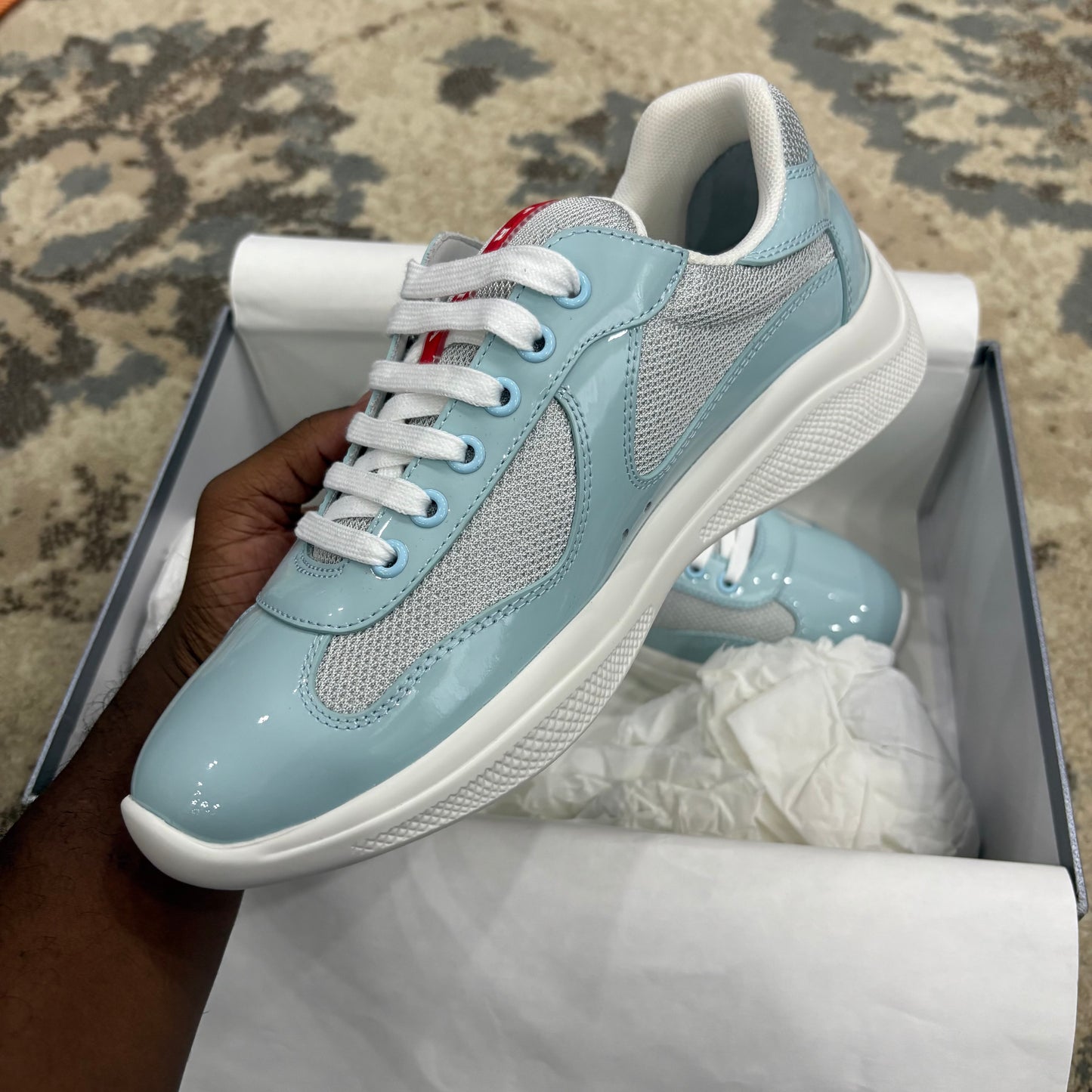Prada America Cups "Teal"