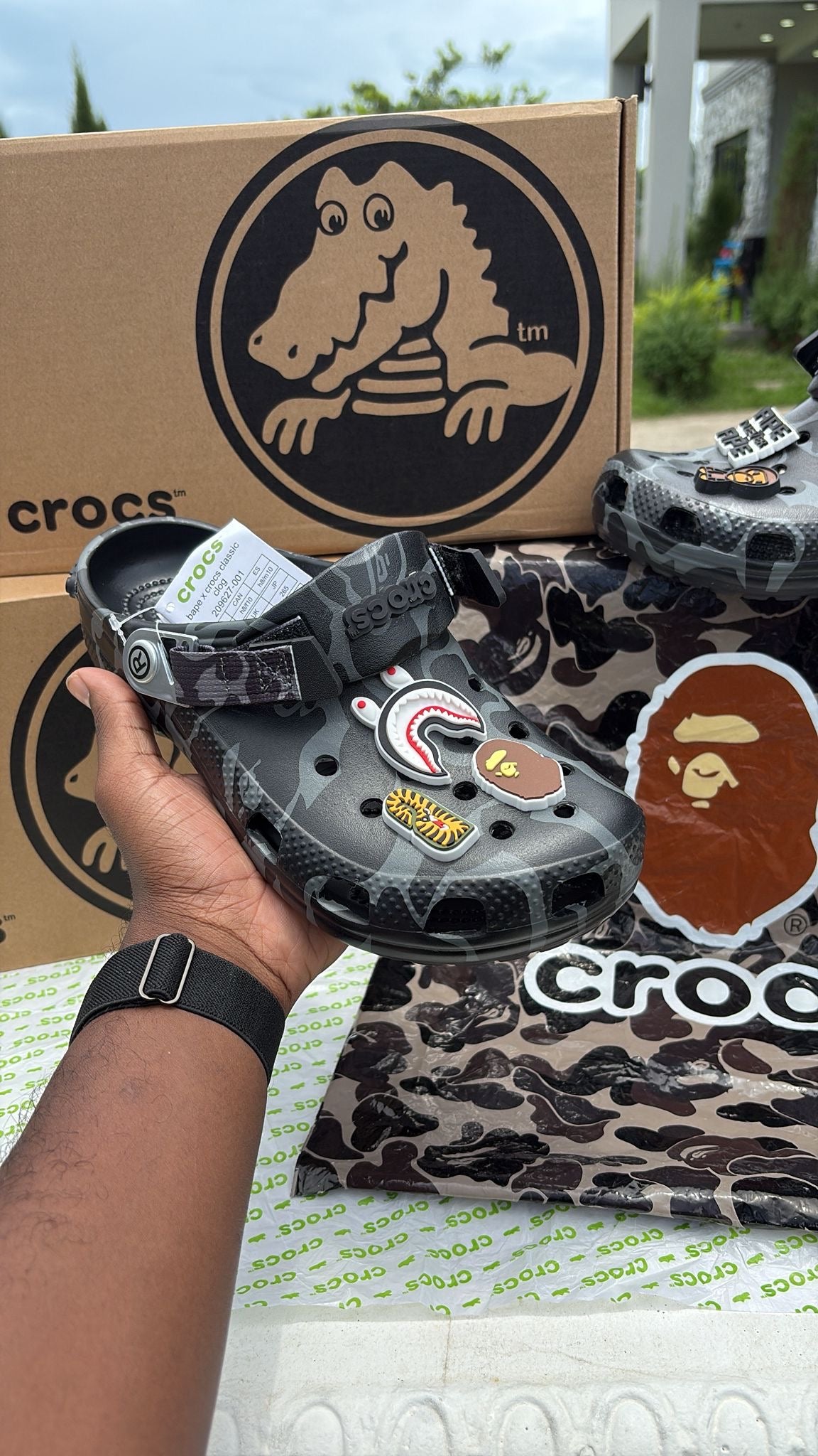 Bape Crocs "Black"