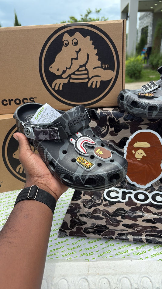 Bape Crocs "Black"